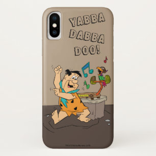 Flintstenen   Fred Flintstone Dancing iPhone X Hoesje