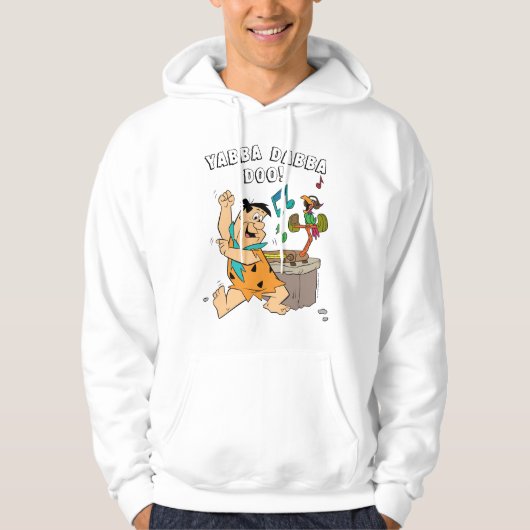 Flintstenen | Fred Flintstone Dancing Hoodie (Voorkant)