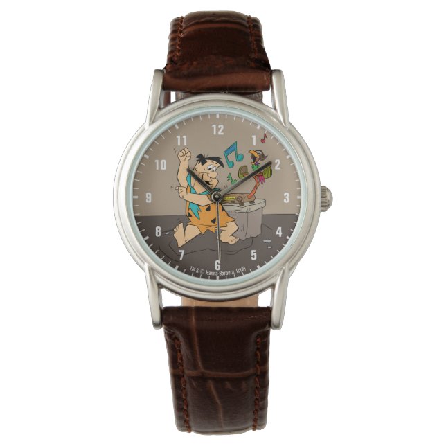 Flintstenen | Fred Flintstone Dancing Horloge (Voorkant)