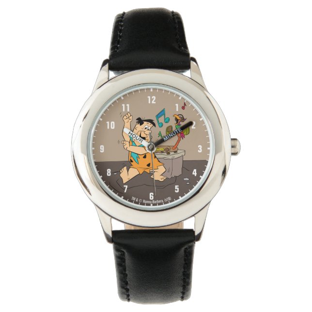 Flintstenen | Fred Flintstone Dancing Horloge (Voorkant)