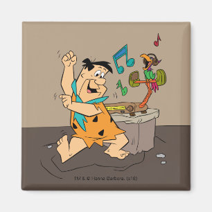 Flintstenen Fred Flintstone Dancing Magneet