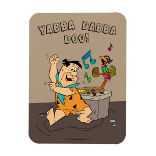 Flintstenen Fred Flintstone Dancing Magneet