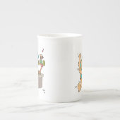 Flintstenen | Fred Flintstone Dancing Porselein Kop (Voorkant)