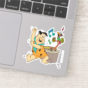 Flintstenen Fred Flintstone Dancing Sticker