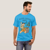 Flintstenen | Fred Flintstone Dancing T-shirt (Voorkant volledig)