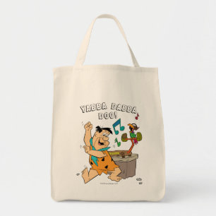 Flintstenen Fred Flintstone Dancing Tote Bag