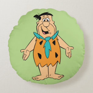 Flintstenen Fred Flintstone Rond Kussen