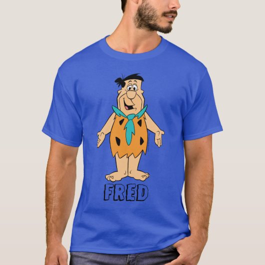 Flintstenen | Fred Flintstone T-shirt (Voorkant)