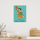 Flintstenen | Fred & Pebbles Flintstone Poster (Keuken)