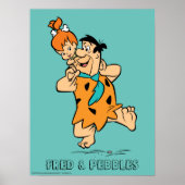 Flintstenen | Fred & Pebbles Flintstone Poster (Voorkant)