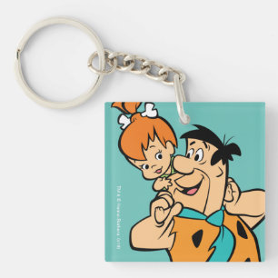 Flintstenen   Fred & Pebbles Flintstone Sleutelhanger
