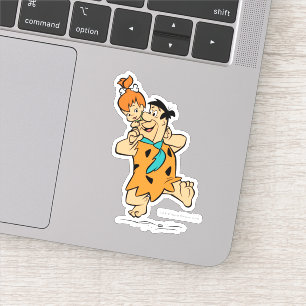 Flintstenen   Fred & Pebbles Flintstone Sticker