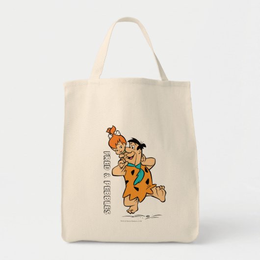Flintstenen | Fred & Pebbles Flintstone Tote Bag (Voorkant)