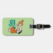 Flintstenen | Fred & Pebbles - Papa's meisje Bagagelabel (Voorkant horizontaal)