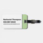 Flintstenen | Fred & Pebbles - Papa's meisje Bagagelabel (Achterkant horizontaal)