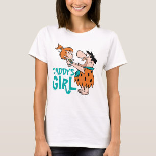 Flintstenen   Fred & Pebbles - Papa's meisje T-shirt