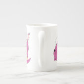 Flintstenen | Fred Sliding Down Tail Porselein Kop (Achterkant)