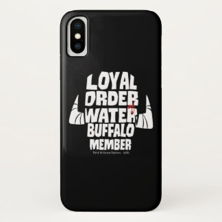 Flintstenen | Koninklijk besluit Waterbuffellid iPhone X Hoesje