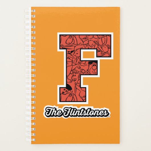 Flintstenen | Monogram voor leesbare stijl Planner (Voorkant)