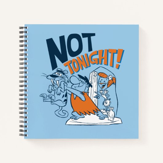 Flintstenen | Niet vanavond. Notitieboek (Voorkant)