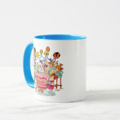 Flintstenen | Partij voor de verjaardag Mok (Voorkant links)