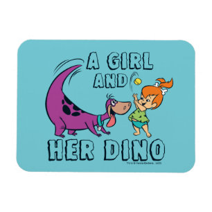 Flintstenen Pebbles & Dino Play Ball Magneet
