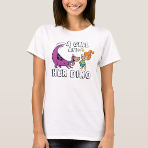 Flintstenen   Pebbles & Dino Play Ball T-shirt