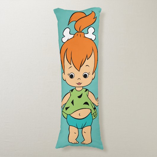 Flintstenen | Pebbles Flintstone Lichaamskussen (Voorkant Verticaal)