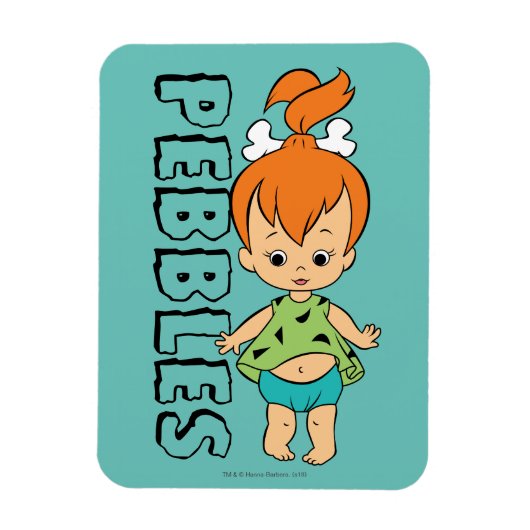Flintstenen | Pebbles Flintstone Magneet (Verticaal)