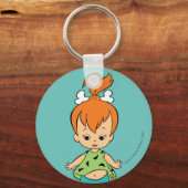 Flintstenen | Pebbles Flintstone Sleutelhanger (Voorkant)
