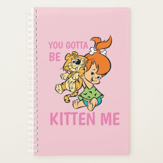 Flintstenen | Pebbles & Haar tijger Planner (Voorkant)