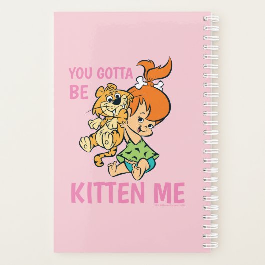 Flintstenen | Pebbles & Haar tijger Planner (Achterkant)