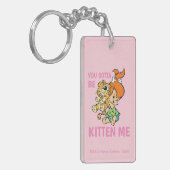 Flintstenen | Pebbles & Haar tijger Sleutelhanger (Voorkant Links)