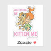 Flintstenen | Pebbles & Haar tijger Sticker (Vel)