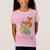Flintstenen | Pebbles & Haar tijger T-shirt (Voorkant)