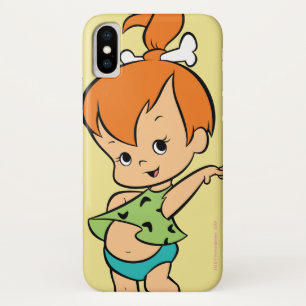 Flintstenen   Pebbles - Little Diva iPhone X Hoesje