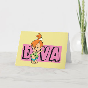 Flintstenen Pebbles - Little Diva Kaart