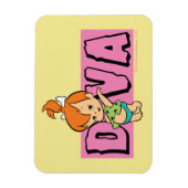 Flintstenen | Pebbles - Little Diva Magneet (Verticaal)