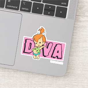 Flintstenen Pebbles - Little Diva Sticker