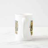 Flintstenen | Retro Comic Character Panels Porselein Kop (Achterkant)