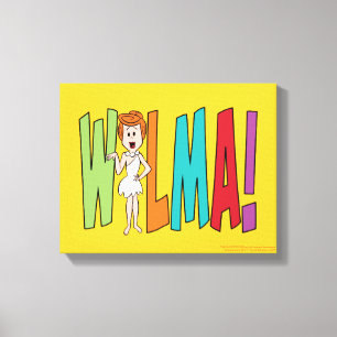 Flintstenen   WILMA! Canvas Afdruk