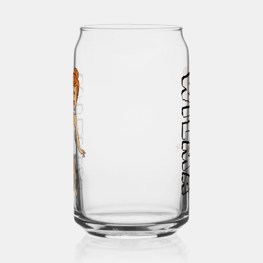 Flintstenen | Wilma Flintstone Blikvorm Glas (Links)