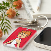 Flintstenen | Wilma Flintstone Sleutelhanger (Voorkant Rechts)