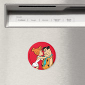 Flintstenen | Wilma Kissing Fred Magneet (Insitu (Vaatwasser))