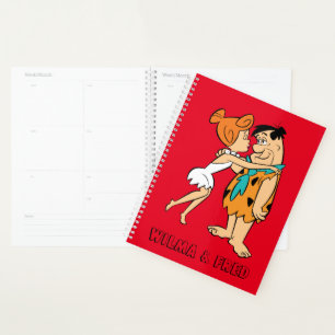 Flintstenen   Wilma Kissing Fred Planner