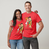 Flintstenen | Wilma Kissing Fred T-shirt (Unisex)