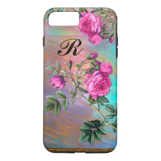 Flintz Roos monogram Plus Case-Mate iPhone Case (Achterkant)