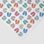 Flip Flop Bright Tissue Paper Tissuepapier (Detail)