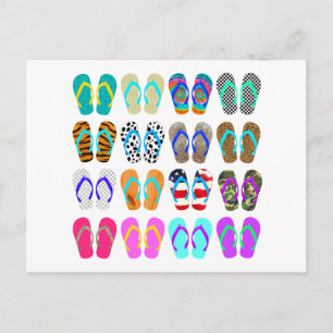 Flip-Flop Chart Briefkaart