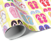 Flip Flop Collage Cadeaupapier (Rol Hoek)